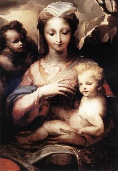 多梅尼科 貝卡夫米 Madonna with the Infant Christ and St John the Baptist 多梅尼科 貝卡夫米 Madonna with the Infant Christ and St John the Baptist